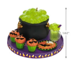 Hallmark Season's Treatings Halloween Party 2023 Ornament 8 Hallmark Season's Treatings Halloween Party 2023 Ornament -Hallmark Store Halloween Treats Tray Keepsake Ornament 1799QFO5337 03
