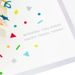 Hallmark Happy Birthday Cake 3D Pop-Up Birthday Card -Hallmark Store Happy Birthday Cake 3D PopUp Birthday Card 1299LAD8650 03