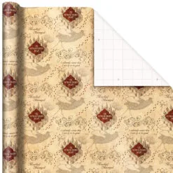 Hallmark Harry Potter™ 3-Pack Assorted Wrapping Paper, 60 Sq. Ft. Total -Hallmark Store Harry Potter Assorted Wrapping Paper Pack 5EWR2958 05