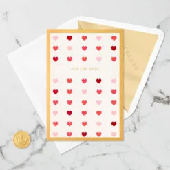 Hallmark Love You More 3D Pop-Up Love Card 11 Hallmark Love You More 3D Pop-Up Love Card -Hallmark Store Heart Pattern 3D PopUp Love Card 1299IAV5835 04