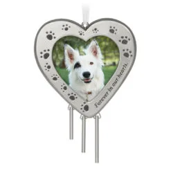 Hallmark Forever In Our Hearts Metal Photo Frame Pet Memorial Ornament