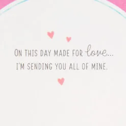 Hallmark All My Love Snow Globe Musical 3D Pop-Up Valentine's Day Card With Motion -Hallmark Store Hearts Snow Globe 3D PopUp Music Motion Valentines Day Card 1299VAY9986 03