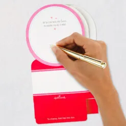 Hallmark All My Love Snow Globe Musical 3D Pop-Up Valentine's Day Card With Motion -Hallmark Store Hearts Snow Globe 3D PopUp Music Motion Valentines Day Card 1299VAY9986 06