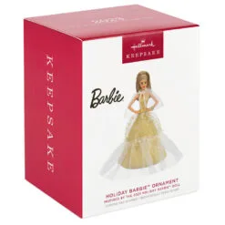 Hallmark 2023 Latina Holiday Barbie™ Ornament 9 Hallmark 2023 Latina Holiday Barbie™ Ornament -Hallmark Store Hispanic Holiday Barbie Doll Keepsake Ornament 2199QXR8219 04