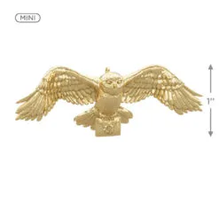 Hallmark Mini Harry Potter™ The Wizarding World™ Metal Ornaments, Set Of 3 -Hallmark Store Hogwarts Crest Owl Deathly Hallows Keepsake Ornaments 2199QXM9249 03