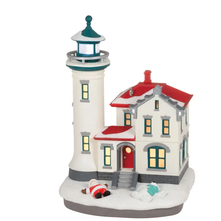 Hallmark Holiday Lighthouse 2023 Ornament With Light 1 Hallmark Holiday Lighthouse 2023 Ornament With Light