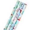 Hallmark Holiday Mix 4-Pack Christmas Wrapping Paper Assortment, 120 Sq. Ft.