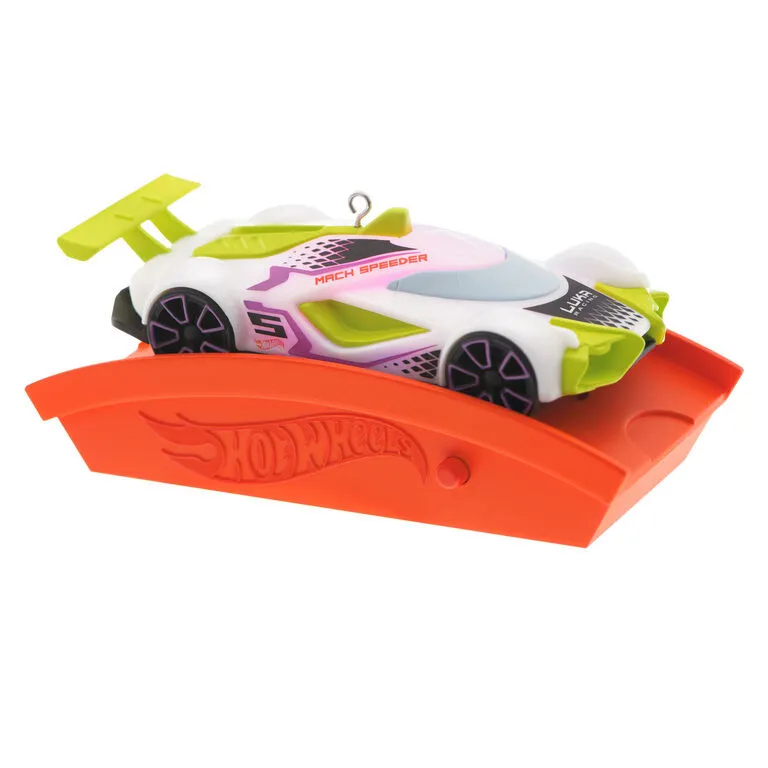 Hallmark Hot Wheels™ Mach Speeder™ Ornament With Light 1 Hallmark Hot Wheels™ Mach Speeder™ Ornament With Light