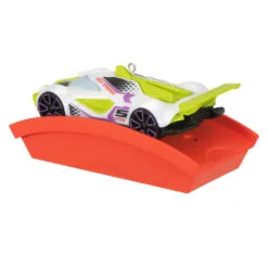 Hallmark Hot Wheels™ Mach Speeder™ Ornament With Light 11 Hallmark Hot Wheels™ Mach Speeder™ Ornament With Light -Hallmark Store Hot Wheels Mac Speeder Keepsake Ornament 1999QXI7389 06
