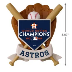 Hallmark MLB Houston Astros™ World Series Champions™ 2022 Ornament -Hallmark Store Houston Astros 2022 World Series Keepsake Christmas Ornament 2499QHR1233 03