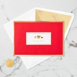 Hallmark All My Love Hearts 3D Pop-Up Love Card -Hallmark Store I Love You Hearts 3D PopUp Love Card 1299LAD2889 04