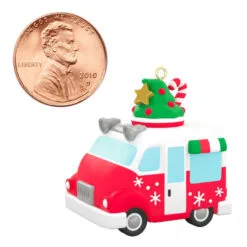 Hallmark Mini Festive Frozen Treats Ornament With Sound, 1.35" -Hallmark Store Ice Cream Truck Keepsake Ornament 1299QXM9199 07