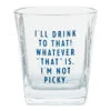 Hallmark I'll Drink To That Lowball Glass, 15 Oz.