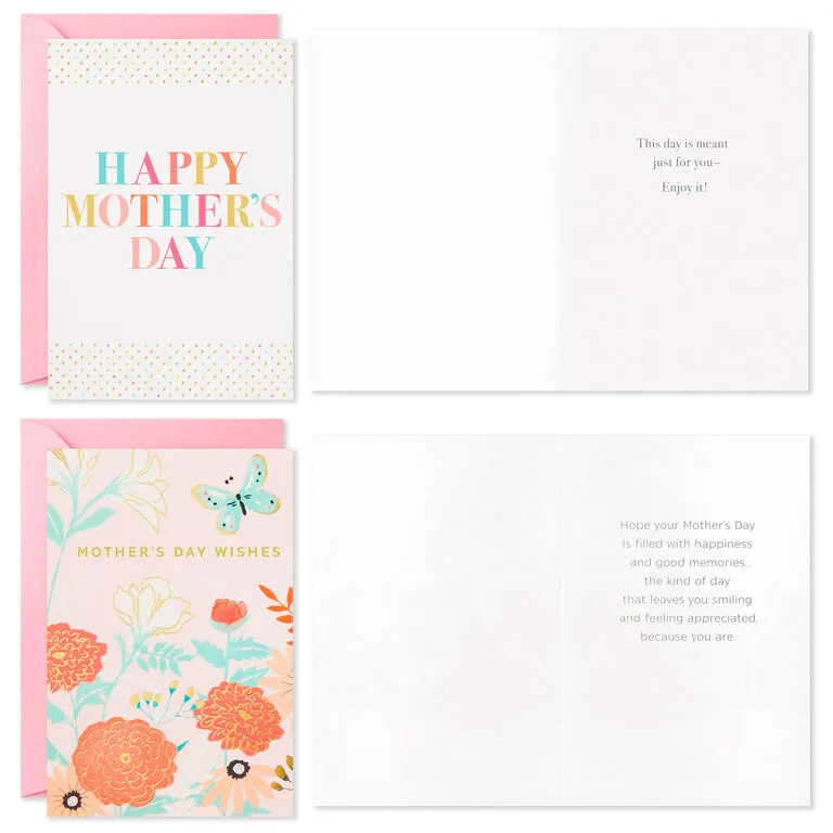 Hallmark Illustrated Floral Assorted Mother's Day Cards, Pack Of 36 2 Hallmark Illustrated Floral Assorted Mother's Day Cards, Pack Of 36 - Image 2