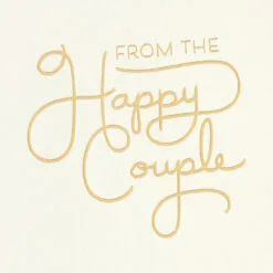 Hallmark Bulk Ivory And Gold Blank Wedding Thank-You Notes, Box Of 100 -Hallmark Store Ivory and Gold Blank Wedding ThankYou Notes Bulk Pack 5STZ1065 03