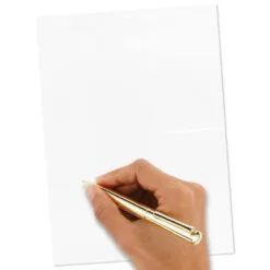 Hallmark Bulk Ivory And Gold Blank Wedding Thank-You Notes, Box Of 100 -Hallmark Store Ivory and Gold Blank Wedding ThankYou Notes Bulk Pack 5STZ1065 05