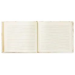 Hallmark Ivory And Gold Guest Book -Hallmark Store Ivory and Gold Guest Book 1EDY3149 04