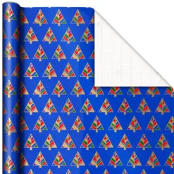 Hallmark Jewel Tones Assorted 3-Pack Christmas Wrapping Paper, 120 Sq. Ft. 11 Hallmark Jewel Tones Assorted 3-Pack Christmas Wrapping Paper, 120 Sq. Ft. -Hallmark Store Jewel Tones Christmas Wrapping Paper Set 5JXW1251 04