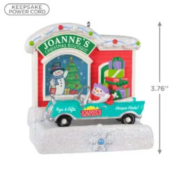 Hallmark Happy Holiday Parade Collection Joanne's Christmas Boutique Musical Ornament With Light 8 Hallmark Happy Holiday Parade Collection Joanne's Christmas Boutique Musical Ornament With Light -Hallmark Store Joannes Christmas Boutique Shop Keepsake Ornament 3499QGO2517 03