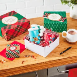 Hallmark Joy To You 3-Pack Christmas Gift Boxes, Assorted Sizes And Designs -Hallmark Store Joy to You Assorted Christmas Gift Boxes 55XBC1128 02