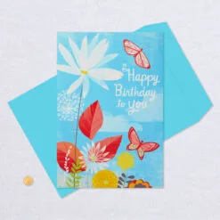 Hallmark 16" Joyful Butterflies Pop-Up Jumbo Birthday Card -Hallmark Store Joyful Butterflies Pop Up Birthday Card 1299CBG1010 06