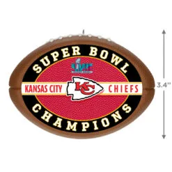 Hallmark NFL Kansas City Chiefs Super Bowl LVII Commemorative Ornament -Hallmark Store Kansas City Chiefs Super Bowl LVII Keepsake Ornament 2499QHR1247 03