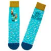 Hallmark Kick Bass Fishing Funny Crew Socks