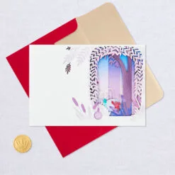 Hallmark Disney The Little Mermaid 3D Pop-Up Musical Valentine's Day Card With Light 12 Hallmark Disney The Little Mermaid 3D Pop-Up Musical Valentine's Day Card With Light -Hallmark Store Kiss the Girl PopUp Music Light Valentines Day Card 1099VAY9992 05