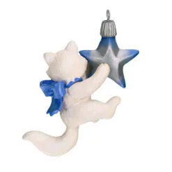 Hallmark Mischievous Kittens Special Edition 25th Anniversary Ornament -Hallmark Store Kitten With 25th Star Keepsake Ornament 1799QXE3327 06