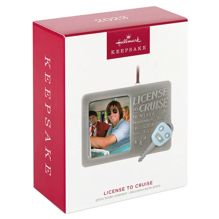 Hallmark License To Cruise 2023 Metal Photo Frame Ornament 4 Hallmark License To Cruise 2023 Metal Photo Frame Ornament - Image 4