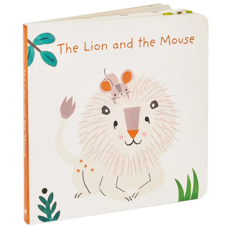 Hallmark The Lion And The Mouse Board Book And Lion Lovey Blanket Set 3 Hallmark The Lion And The Mouse Board Book And Lion Lovey Blanket Set - Image 3