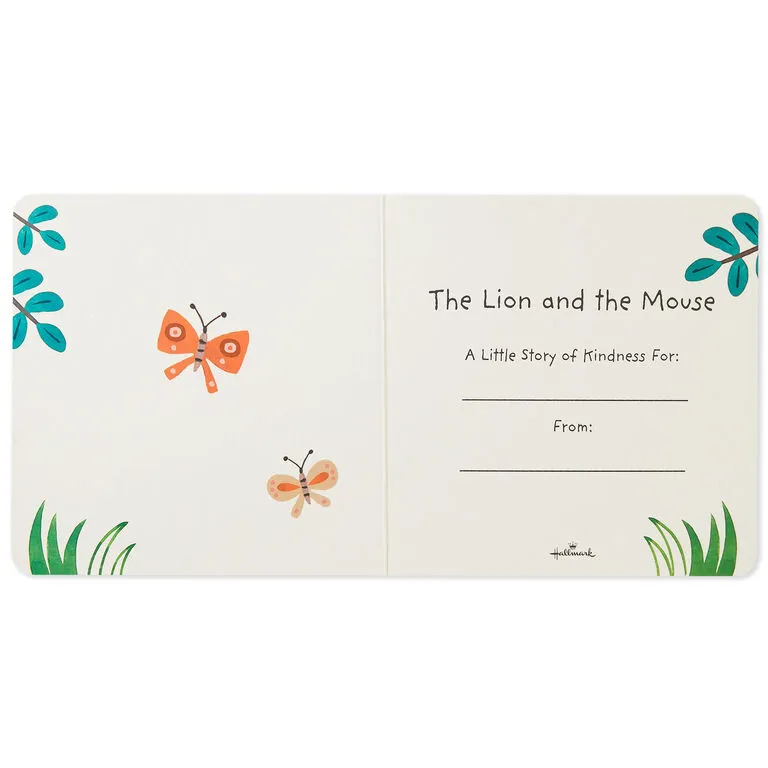 Hallmark The Lion And The Mouse Board Book And Lion Lovey Blanket Set 4 Hallmark The Lion And The Mouse Board Book And Lion Lovey Blanket Set - Image 4