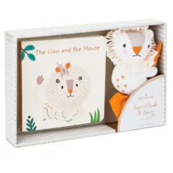 Hallmark The Lion And The Mouse Board Book And Lion Lovey Blanket Set 13 Hallmark The Lion And The Mouse Board Book And Lion Lovey Blanket Set -Hallmark Store Lion Lovey Blanket Lion Mouse Kindness Board Book Set 1BBY4783 07