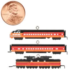 Hallmark Mini Lionel® Milwaukee Road EP-2 Passenger Ornaments, Set Of 3 -Hallmark Store Lionel Trains Milwaukee Road Cars Keepsake Ornaments 2299QXM9287 07