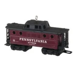 Hallmark Lionel® Pennsylvania K4 Caboose Metal Ornament -Hallmark Store Lionel Trains Red and Black Caboose Keepsake Ornament 2199QXI6379 06