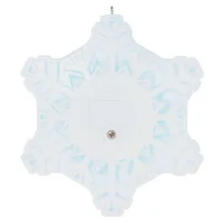 Hallmark Magic Sparkling Snowflake Script Text Personalized Ornament With Light -Hallmark Store Magic Sparkling Snowflake Script Text Personalized Keepsake Ornament With Light 2999QHE2010B1 06