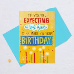 Hallmark 16" Make A Fuss Cake Pop-Up Jumbo Birthday Card -Hallmark Store Make a Fuss Cake Jumbo Birthday Card 1499CBG1008 06