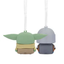 Better Together Star Wars: The Mandalorian™ And Grogu™ Magnetic Hallmark Ornaments, Set Of 2 9 Better Together Star Wars: The Mandalorian™ And Grogu™ Magnetic Hallmark Ornaments, Set Of 2 -Hallmark Store Mandalorian and Grogu Christmas Ornaments 3HCM2401 06