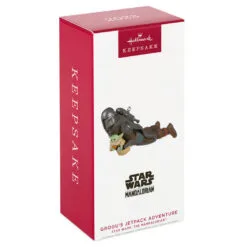 Hallmark Star Wars: The Mandalorian™ Grogu's Jetpack Adventure Ornament -Hallmark Store Mandalorian and Grogu Flying Keepsake Ornament 2499QXI7107 04