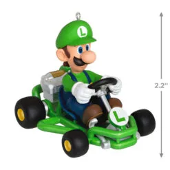 Hallmark Nintendo Mario Kart™ Luigi Ornament 8 Hallmark Nintendo Mario Kart™ Luigi Ornament -Hallmark Store Mario Kart Luigi Keepsake Ornament 1899QXI6337 03