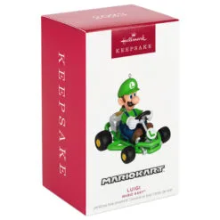 Hallmark Nintendo Mario Kart™ Luigi Ornament 9 Hallmark Nintendo Mario Kart™ Luigi Ornament -Hallmark Store Mario Kart Luigi Keepsake Ornament 1899QXI6337 04