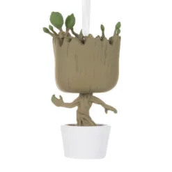 Marvel Guardians Of The Galaxy Groot Funko POP!® Hallmark Ornament -Hallmark Store Marvel Guardians of the Galaxy Groot Funko POP Christmas Ornament 3HCM1099 06