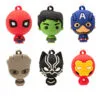 Mini Marvel Super Heroes Shatterproof Hallmark Ornaments, Set Of 6
