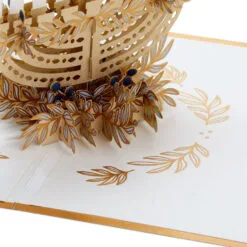 Hallmark Season Full Of Light 3D Pop-Up Hanukkah Card -Hallmark Store Menorah 3D PopUp Hanukkah Card 5XXH1003 04