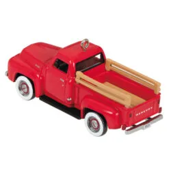 Hallmark Mini Lil' American Trucks 1954 Mercury M-100 2023 Metal Ornament, 0.75" -Hallmark Store Mercury M100 Truck Keepsake Ornament 1299QXM9159 06