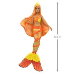 Hallmark Barbie™ Mermaid Ornament With Light -Hallmark Store Mermaid Barbie Keepsake Ornament 1899QXI6999 03