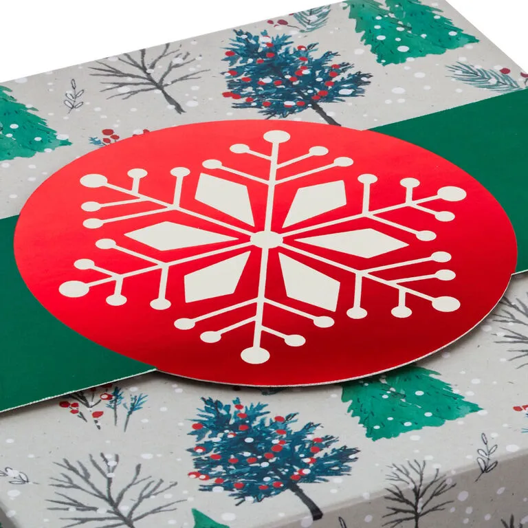 Hallmark Merry And Bright 3-Pack Christmas Gift Boxes, Assorted Sizes And Designs 5 Hallmark Merry And Bright 3-Pack Christmas Gift Boxes, Assorted Sizes And Designs - Image 5