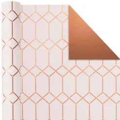 Hallmark Metallic Shimmer 3-Pack Reversible Wrapping Paper, 120 Sq. Ft. Total -Hallmark Store Metallic Shimmer 3Pack Reversible Wrapping Paper 5EWR2435 05