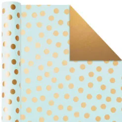 Hallmark Metallic Shimmer 3-Pack Reversible Wrapping Paper, 120 Sq. Ft. Total -Hallmark Store Metallic Shimmer 3Pack Reversible Wrapping Paper 5EWR2435 06