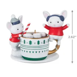 Hallmark Merry Mice With Hot Cocoa Ornament 8 Hallmark Merry Mice With Hot Cocoa Ornament -Hallmark Store Mice in Hot Cocoa Mug Keepsake Ornament 1999QXT4119 03